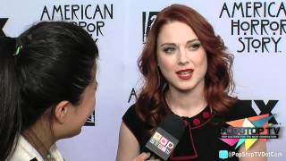 Alexandra Breckenridge Talks quotAmerican Horror Storyquot Season 2 [upl. by Heilner]