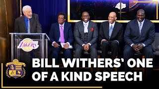 Bill Withers PRICELESS Speech At The Elgin Baylor Lakers Statue Unveiling [upl. by Faunia]