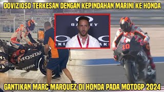 Terekam Top Speed Motor Marini Ditambah Dovizioso quotTerkesanquot dengan Kepindahan Marini ke Honda [upl. by Tonye]