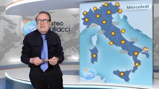 Previsioni meteo per mercoledì 7 febbraio Tempo asciutto e nebbie [upl. by Notselrahc]