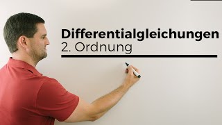 Differentialgleichungen allgemeiner Lösungsansatz 2 Ordnung homogen  Mathe by Daniel Jung [upl. by Dine]