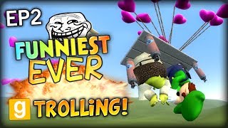 THE FUNNIEST EDITED GMOD TROLLING EVER  GMOD Funny Trolling 2 Sandbox w SimonHDS90 GhostGaming [upl. by Ariela666]