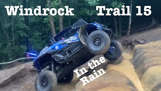 Windrock Trail 15 in a Down Pour 5 KRX’s [upl. by Hameerak]