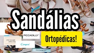 SANDÁLIAS ORTOPÉDICAS FEMININAS PICCADILLY  CAMPESÍ  MODARE [upl. by Suciram]