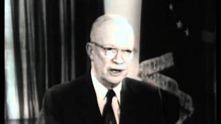 Eisenhower discusses quotmilitary industrial complexquot in farewell address 1961 [upl. by Annaili]