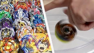 ULTIMATE HAND SPINNING Geist Fafnir VS ALL ChoZTurbo Beyblades  Beyblade Burst [upl. by Walczak609]