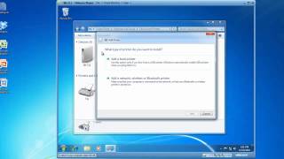 Install a Printer using Windows 7 [upl. by Ettelegna529]