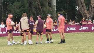 2023 Brisbane Broncos Team Training Session 25th September 2023 [upl. by Alludba38]