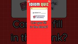 ✈️ 💥 Idiom Quiz  English Idioms shorts quiz idioms [upl. by Susi886]