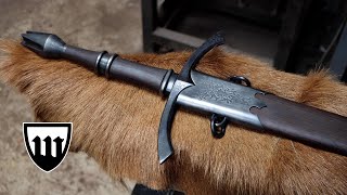 Forging a Pattern welded longsword the complete movie [upl. by Puiia440]