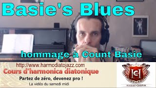 Basies Blues harmonica diatonique Bb hommage à Count Basie [upl. by Pas]