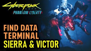 Find Data Terminal Sierra amp Victor  Somewhat Damaged  Cyberpunk 2077 Phantom Liberty [upl. by Berwick597]