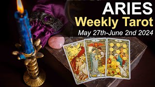 Aries Weekly Tarot Reading quotDivine Nudge Ariesquot May 27 to June 2 2024 weeklytarot weeklyreading [upl. by Iegres]