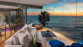 Paul McCleanDesigned Floating Glass House in Laguna Beach California [upl. by Nyladnewg]