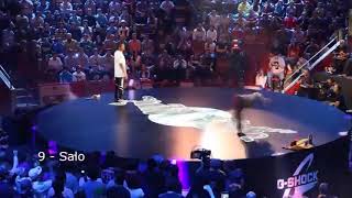 TOP 10 MEJORES MOMENTOS DE COMPETENCIAS DE BREAK DANCE [upl. by Asle]