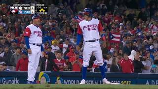 WBC Baseball Highlights NetherlandsPuerto Rico Championship Round [upl. by Kralc]