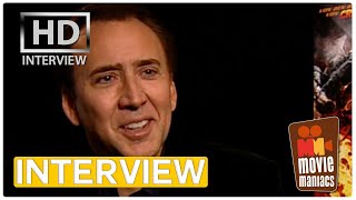 Ghost Rider 2  Nicolas Cage EXCLUSIVE interview 2012 [upl. by Garett]