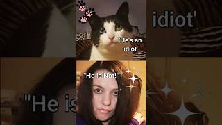 Cat Vs Human  Arguing with my Cat😾🙀 talkingcat viral shorts meow sassycat fyp lyutik [upl. by Sadella]