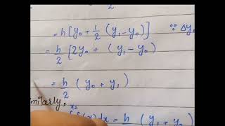 Trapezoidal RuleDerivation of Trapezoidal RuleDerive formula for Trapezoidal Ruleversalearnhub [upl. by Ailongam]