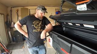 How to Install Kawasaki Teryx 4 Cargo Box [upl. by Rednaeel647]