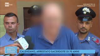 Calenzano prete trovato in auto con una bimba di 10 anni  La vita in diretta estate 26072018 [upl. by Ecneitap]