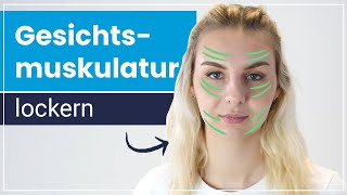 Gesichtsmuskulatur lockern  4 einfache Übungen für sofortige Entspannung [upl. by Ashman555]