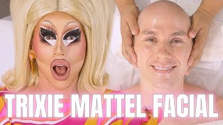 I GAVE TRIXIE MATTEL A FACIAL  PatrickStarrr [upl. by Najed]