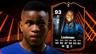 93 RTTF Lookman Player Review  EA FC 24 [upl. by Anissej]