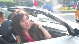 20121018承德二手車展嘉年華活動 彭姿治姿姿  Kitty Chen蓁羚於挺君糖糖 [upl. by Nedyarb]