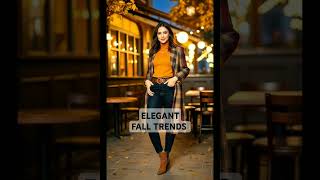 2024 ELEGANT FALL TRENDS style FALLTRENDS FALLFASHION2024 ELEGANTWOMEN [upl. by Dnalon]