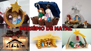 PRESÉPIO DE NATAL COM MATERIAIS VARIADOS Priscila Peçanha [upl. by Birkner768]