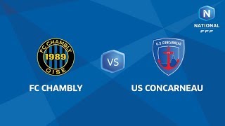 J15  FC Chambly  US Concarneau I National FFF 20182019 [upl. by Valentine]