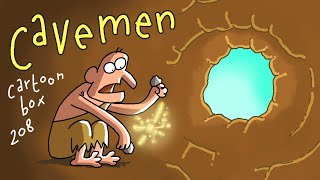 Cavemen  Cartoon Box 208  by FRAME ORDER  Hilarious Cavemen Cartoon  Tragicomedy [upl. by Einafit738]