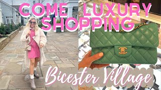 COME LUXURY SHOPPING AT BICESTER BICESTER VILLAGE DESIGNER OUTLET HAUL 2022  Gucci YSL Chanel [upl. by Rey529]