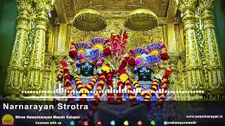 Ashtakam Swaminarayan Kirtan Narnarayan Strotra with Lyrics [upl. by Dorej]