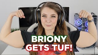 ASUS TUF H5 Gaming 71 Headset  BRIONY gets a workout [upl. by Gery362]