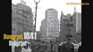 Belgrad 1941  Beograd  Belgrade  German Occupation [upl. by Oleta]