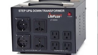 Review Of The LiteFuze LT5000 Step Up amp Step Down Voltage Transformer [upl. by Selwyn]