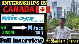 MITACS GLOBALINK INTERNSHIP 2024 CANADA BRIEF INTERVIEWELIGIBILTYSTIPENDPROCESSEXPERIENCE [upl. by Gerita]