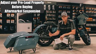 Adjusting 2024 Road Glide amp Street Glide Rear Suspension  A Must Do [upl. by Yruj]