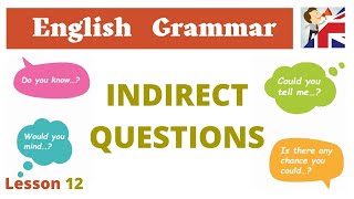 Indirect Questions – English Grammar lesson [upl. by Lewes130]