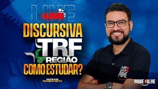 DISCURSIVA TRF  COMO ESTUDAR  PROF DIONÍSIO NETO [upl. by Egroej]