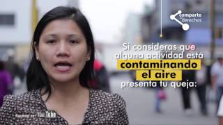 Contaminación del aire  Comparte tus Derechos [upl. by Fredek]