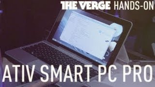 Samsung Ativ Smart PC Pro Hands on demo [upl. by Damalis452]