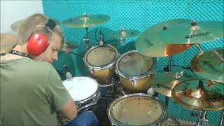 Iahweh  Bem Mais que a Dor Drum Cover Gustavo Probst [upl. by Anaihk194]