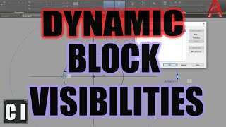 AutoCAD Create a Block with Visibility Parameters  More Dynamic Block Tips  2 Minute Tuesday [upl. by Otinauj]