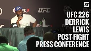 UFC 226 Derrick Lewis PostFight Press Conference [upl. by Christine]