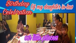 The Birthday Celebration of my daughter inlaw familybonding Lovable Mae Vlog [upl. by Adnauqahs]