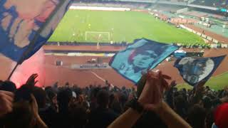 CORO CURVA B SEGNA PER NOI GONFIA LA RETE IN NAPOLI SAMPDORIA 32 [upl. by Boothman]