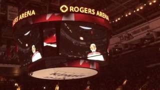 Canucks vs Jets  O Canada  Anthem by Roxane Brown [upl. by Laing]